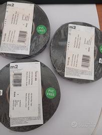 3 x nastro antiscivolo nero 25mm x 18,3m m2 