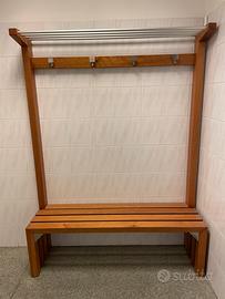 Panche in legno massello Yosono da spogliatoio