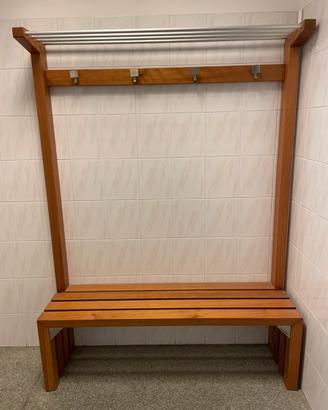 Panche in legno massello Yosono da spogliatoio