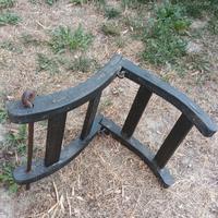 GIOGO PER ASINO ANTICO Di LEGNO 