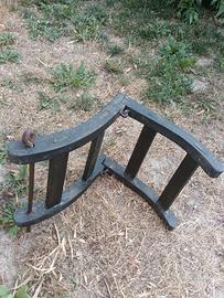 GIOGO PER ASINO ANTICO Di LEGNO 