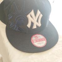New Era snapback, NY navy blu