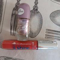 Nuovi Essence smalto + lucidalabbra