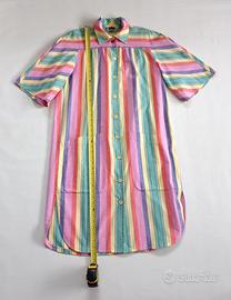 Luisa Spagnoli > vestito chemisier vintage a stris