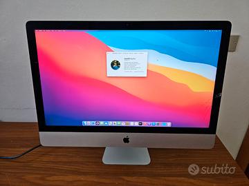iMac 27” 5K i7 / 48GB RAM / SSD 500GB + 2TB crepa