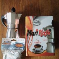 CAFFETTIERA 1/2 TAZZA + RICAMBI