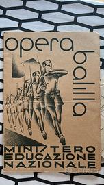 Pagella fascista anni 30 regno d’italia