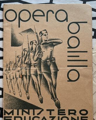 Pagella fascista anni 30 regno d’italia