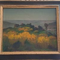 quadro di Ragazzini Alieto, " Ginestre in fiore"