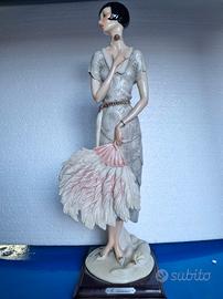 Statuetta Giuseppe Armani 1987 Lady with Fan
