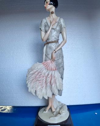 Statuetta Giuseppe Armani 1987 Lady with Fan