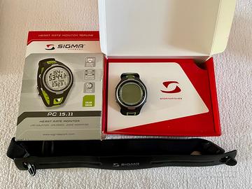 Sportwatch Sigma PC 15.11 e Fascia Cardio