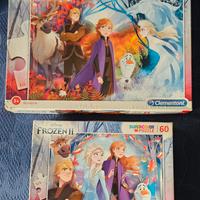 Puzzle Supercolor Clementoni di Frozen II 2 pezzi
