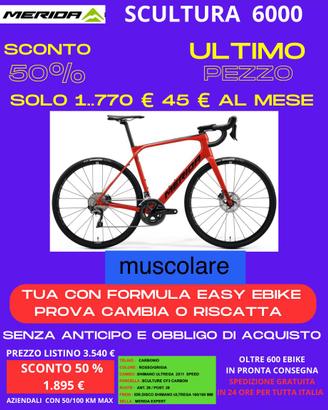 Bici da Corsa Merida Scultura 6000
