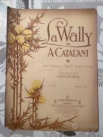 Spartito pianoforte antico