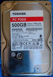 Hard Disk HDD Toshiba P300 500 GB 3.5