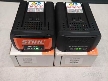 STIHL batterie AP100 2pz nuove con garanzia