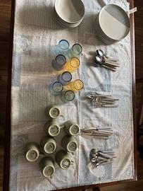 Set Completo Ikea Posate Piatti Bicchieri Posate