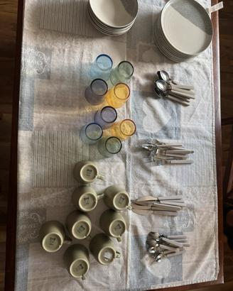 Set Completo Ikea Posate Piatti Bicchieri Posate