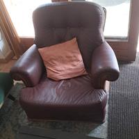 Poltrona in pelle