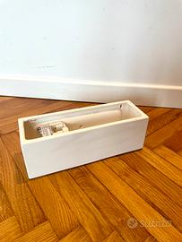 LAMPADE PARETE APPLIQUE GESSO BIANCO