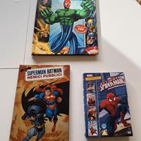 Lotto Marvel + DC – 2 Fumetti + Collezione 4 DVD