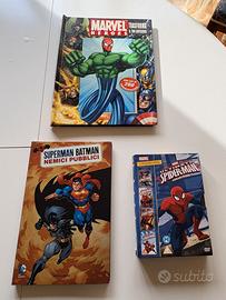 Lotto Marvel + DC – 2 Fumetti + Collezione 4 DVD