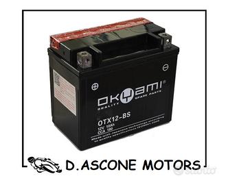 BATTERIA OKYAMI OTX12-BS CON ACIDO