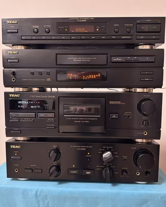 Teac A-X3000 amp./CD-P4500/V-615 deck/T-X3000 tune