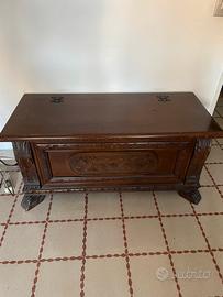 Cassa panca antiquariato
