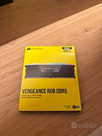 Vengeance RGB 96GB (2x48GB) DDR5 CL32 6400mhz