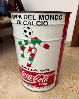 Vintage latta coca cola italia 90