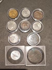 + di 750 monete europee e intern + errore conio
