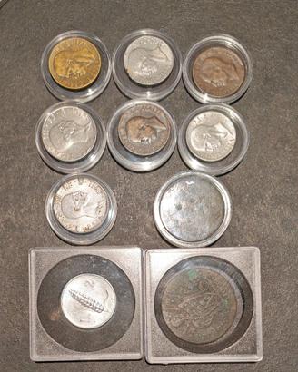 + di 750 monete europee e intern + errore conio