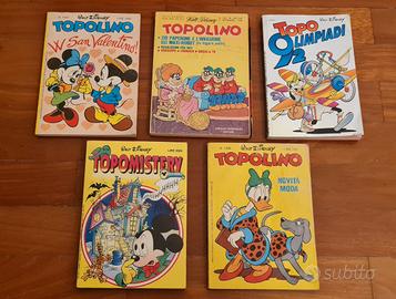 Collezione 5 Topolino vintage 80-90