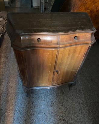 Mobiletto legno vintage con antine