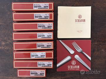 servizio 12 pers posate argento 800 Schiavon NUOVE