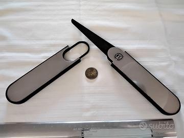 Tagliacarte+lente argento 800 Cesa 1882 Gabrielli