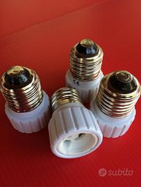 ADATTATORI LAMPADE DA E27 a GU10 4pz