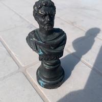 Statuina di bronzo imperatore da collezione