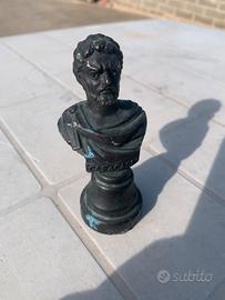 Statuina di bronzo imperatore da collezione