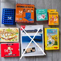 giochi da tavolo in scatola e da viaggio