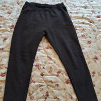 Pantalone felpato con pelo donna