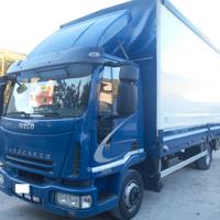 Eurocargo iveco 75e18 con centine e telone