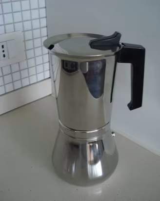 caffettiera VEV da 12 acciaio inox