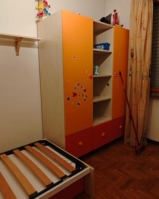 Cameretta bimbo letto più armadio