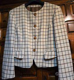 GIACCA DONNA PANNA A QUADRI MOD. CHANEL TG. 50