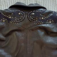 Giubbino donna pelle capra Sandro nuovo  tg 44