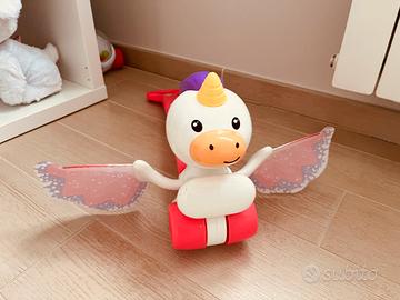 Fisher-Price- unicorno spingibile con suoni e ali