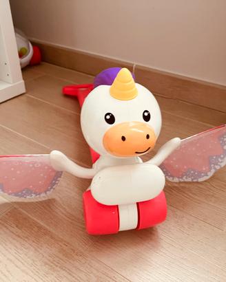 Fisher-Price- unicorno spingibile con suoni e ali
